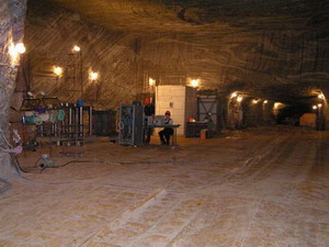 Fig.2: The Solotvina Underground Laboratory (main hall, May 2006)